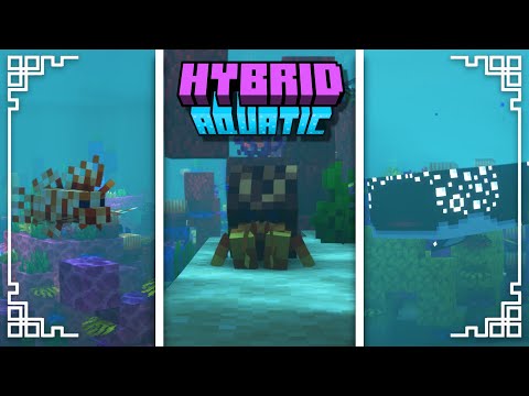 This Is The BEST Aquatics Mod In Minecraft (Hybrid Aquatic Fabric 1.19.2+ Mod Showcase)