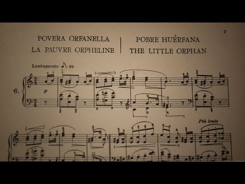 SCHUMANN - A Little Orphan - La pobre huérfana - Op. 68 No 6 - Efrain Garcia, piano