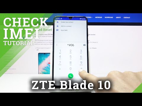 How to Localize IMEI & SN in ZTE Blade 10 – Find Unique Numbers