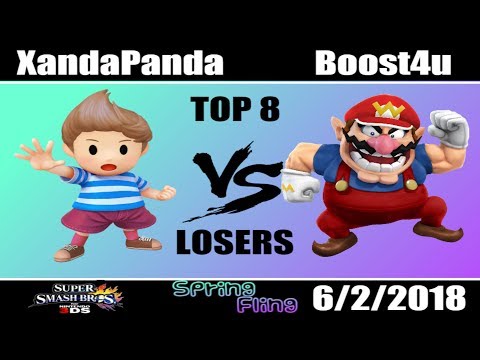 Spring Fling - XandaPanda (Lucas) vs Boost4u (Wario)
