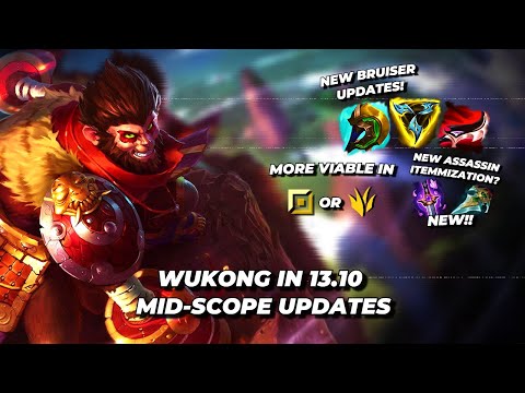 WUKONG IS BETTER IN 13.10?? NEW BRUISER/ASSASSIN ITEMS ARE AWESOME