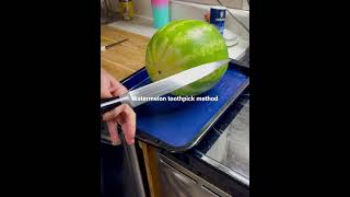 How to cut a watermelon with a toothpick #watermelontoothpick
