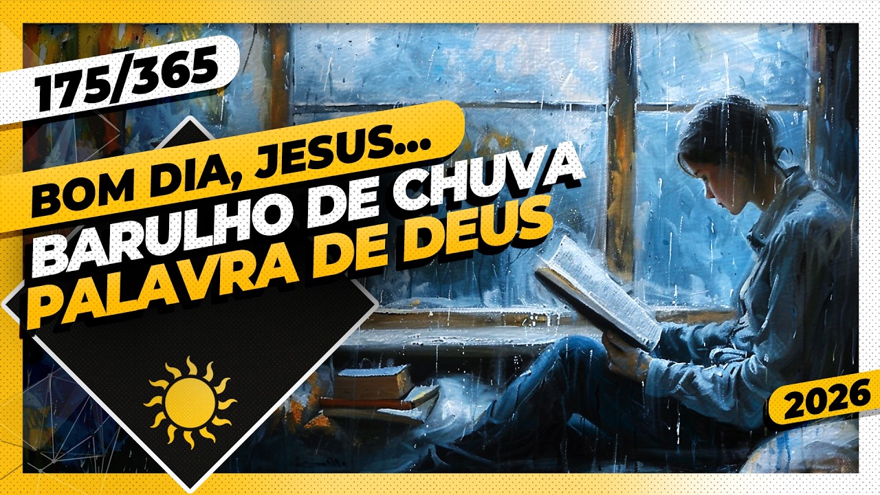 BARULHO DE CHUVA: PALAVRA DE DEUS - Bom dia, Jesus! 175/365 (2026)