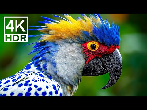 The Most COLORFUL BIRDS You'll Ever See – BIRDS DISCOVERY / 60FPS 4K ULTRA HD