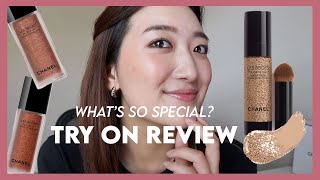 CHANEL LES BEIGES TRY ON REVIEW: Water Fresh Complexion Touch, Water Fresh Blush | Crystall Cho
