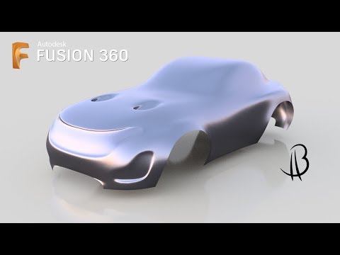 Car Design Speedrun 3:2 - Using Autodesk Fusion 360 - form exploration