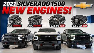 2027 Chevrolet Silverado 1500 Engine Lineup Revealed