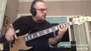 Video thumbnail for SQUIER 40TH ANNIVERSARY PRECISION BASS®, GOLD EDITION Original pickup vs. Lindy Fralin P-Bass BK by Jozsef Horvath Barcza