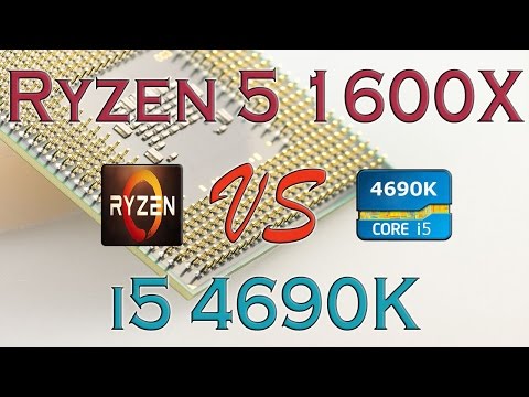 RYZEN 5 1600X vs i5 4690K - BENCHMARKS / GAMING TESTS REVIEW AND COMPARISON / Ryzen vs Haswell