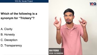 Trickery | 1EQ ISL Vocab