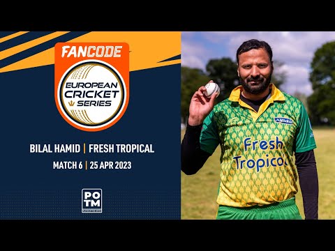 POTM: B.Hamid - FT vs KIN-XI | Highlights | FanCode ECS Milan | 25 Apr 2023 | ECS23.243