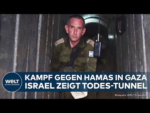 Video Thumbnail: KRIEG IN NAHOST: Armee von Israel zeigt Todes-Tunnel der Hamas! Sorge um Geiseln in Gaza