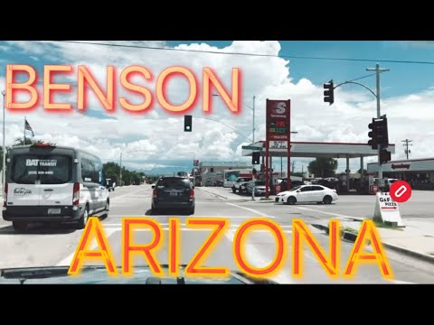 [4K] Benson, AZ - City Tour & Drive Thru