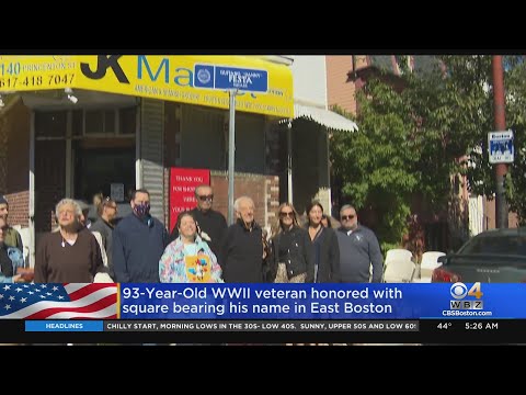World War II veteran, life-long East Boston resident honored with square named after him