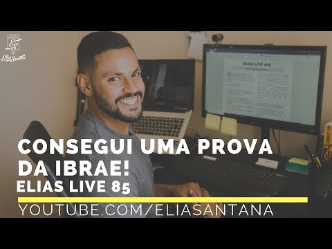 Consegui uma prova da IBRAE! (SEDEST/SEDESTMIDH)  - Elias Live 85