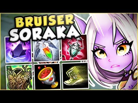 IS THIS BRUISER SORAKA TOP BUILD THE NEW OP?! NEW BRUISER SORAKA TOP GAMEPLAY! - League of Legends