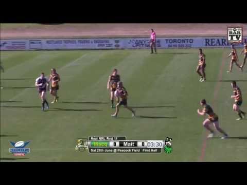 Real NRL Round 11 U18's Highlights - Macquarie v Maitland