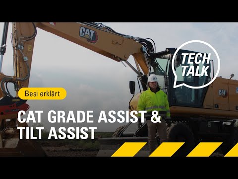 Cat Grade Assist & Tilt Assist | Cat M318 | TechTalk mit Besi