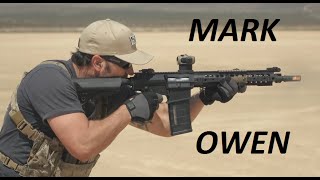 Former SEAL TEAM 6 member Mark Owen at fire range