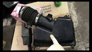 2011 Nissan Murano Remove Upper Manifold To Change Spark Plugs