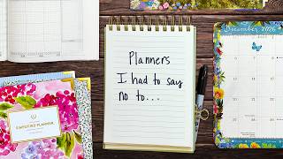 Planners I Had to Say No To.