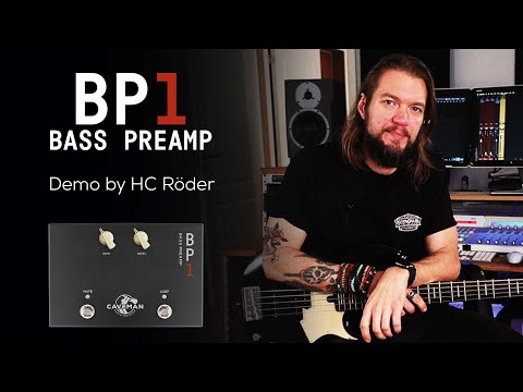 Caveman Audio BP1 Bass Preamp Pedal 2023 - Black image 4