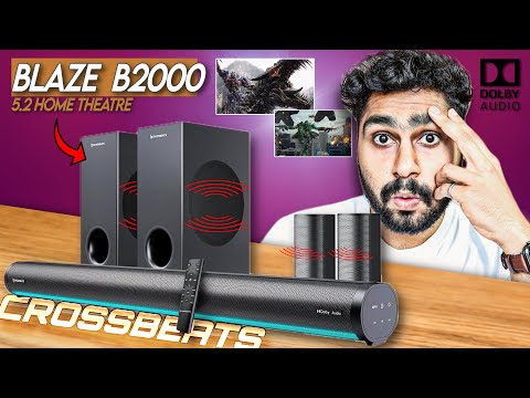 Best Home Theatre Under ₹16,000? Crossbeats Blaze B2000!
