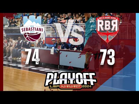 REAL SEBASTIANI RIETI  VS  R. BASKET RIMINI  - Pallacanestro Serie A2  Playoff gara 1 2023/24