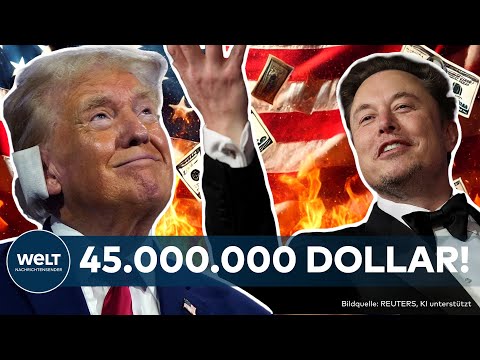 Video Thumbnail: USA: "Kräftige Finanzspritze!" So unterstützt Tech-Milliardär Elon Musk Donald Trumps Wahlkampf!