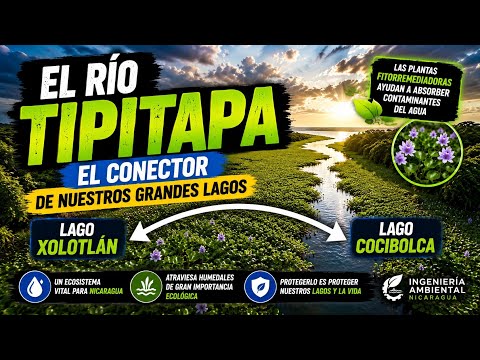 El RIO que UNE los dos GRANDES LAGOS de Nicaragua. Río Tipitapa 