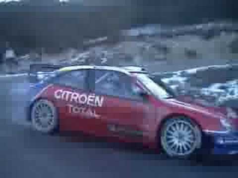 Subaru, Ford and Citroen testing before Monte Carlo 2006