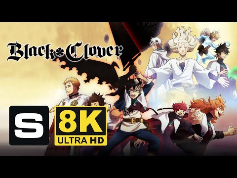 afbeelding Black Clover Trailer in 8K UHD resolution (Remastered from SD)