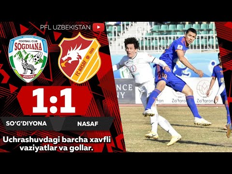 Coca-Cola Superliga. 25-tur SO'G'DIYONA — NASAF 1:1