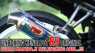 Download lagu UNBOXING KENALPOT R9 ORIGINAL UNTUK KAWASAKI NINJA 2TAK mp3
