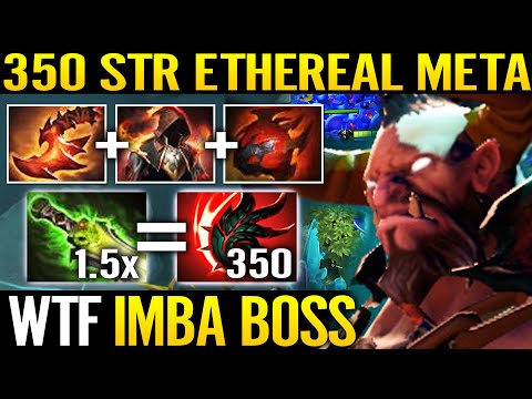 🔥 WTF 350 Str Ethereal Centaur! Overwhelming Blink Max Str NEW Imba Boss Top Rank 7.29 Dota 2 Pro