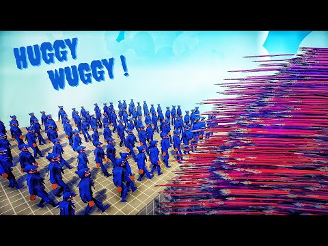 100x HUGGY WUGGY vs EVERY GOD - Totally Accurate Battle Simulator TABS
