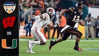 Wisconsin vs. Miami Orange Bowl Highlights (2017)