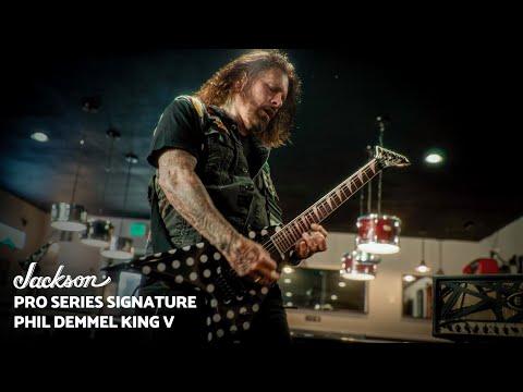 Jackson Pro Series Phil Demmel Signature KV King V 2025 - Polka Dot image 10