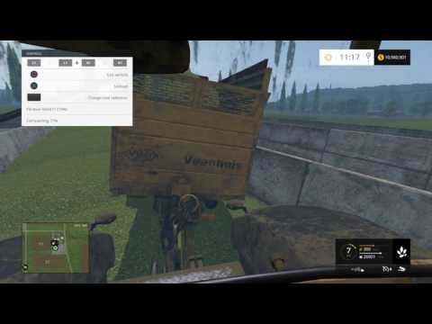 Farming Simulator 15 Friday the 13th farming just cutting up some corn