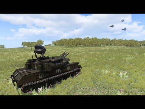 Ukraine Anti-air Tank Destroyed Russian Fighter Jets at Southern Region - MilSim ArmA 3