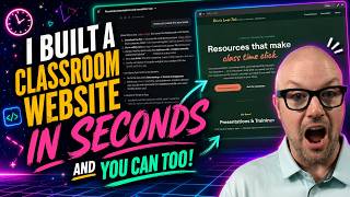 I Built a Classroom Website in Seconds With Claude, and You Can Too!