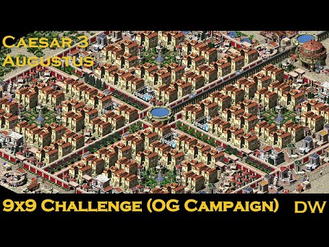 Caesar 3 Augustus - 9x9 Challenge (original campaign)