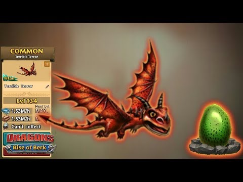 Terrible Terror - Titan Mode Max Level 134 | Dragons: Rise of Berk