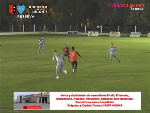 RESUMEN CLASICO RESERVA JUNIORS 0 UNION 1 MIERCOLES 23 DE MAYO 2018
