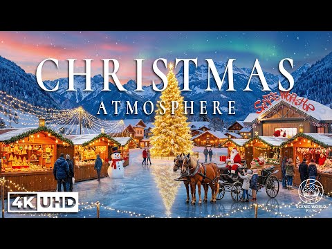 Christmas Atmosphere 4K🎄The World's Most Beautiful Christmas Villages