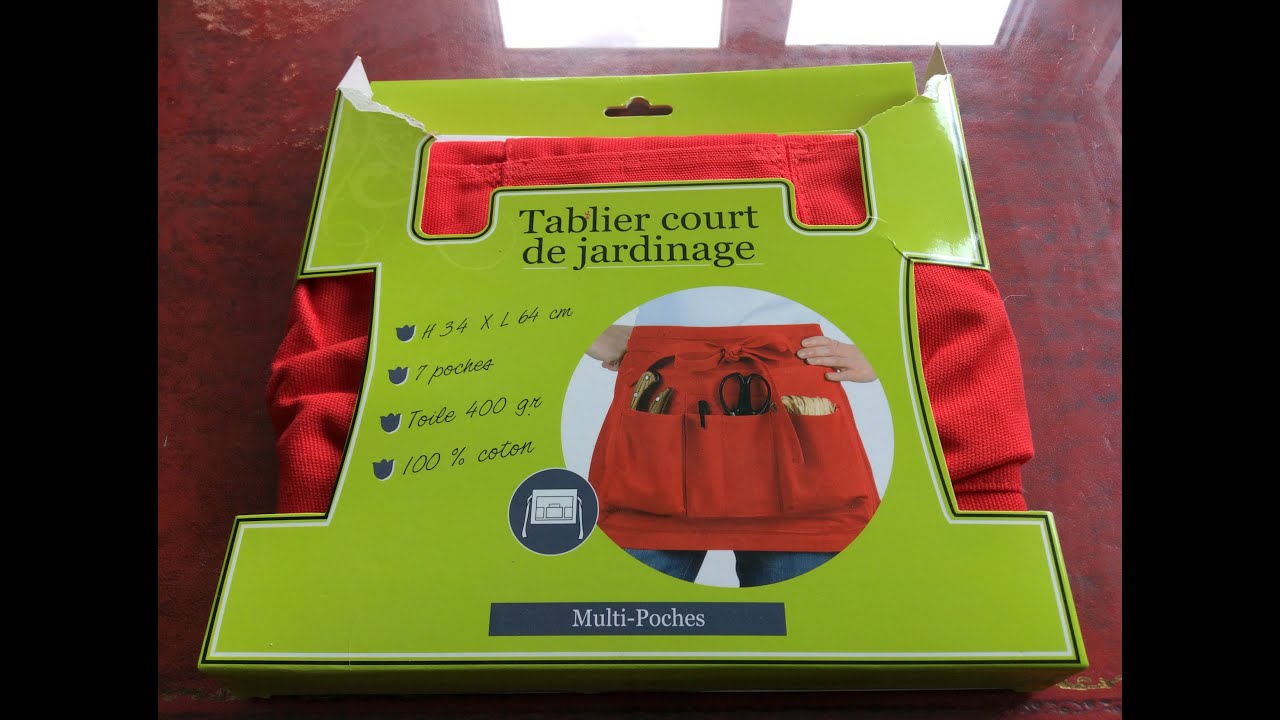 Test tablier de jardinage