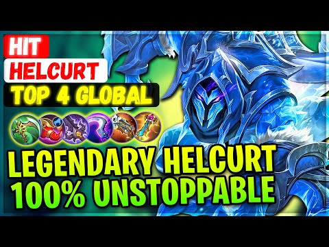 Legendary Helcurt 100% Unstoppable [ Top Global Helcurt ] Hit. - Mobile Legends Emblem And Build