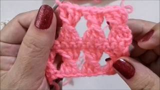 PONTO CRUZADO TORCIDO ALONGADO CROCHÊ TUTORIAL MARLY THIBES