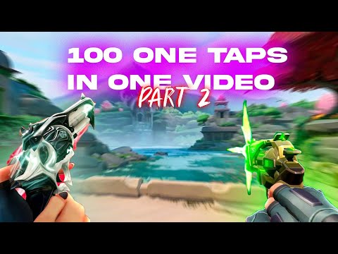 100 one taps in one video 🤯🔥 - Valorant ( Part 2 )
