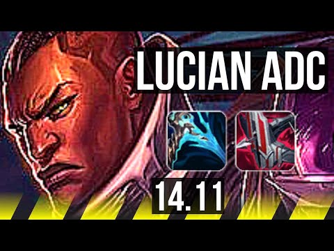 LUCIAN & Janna vs SAMIRA & Thresh (ADC) | 16/3/6, 800+ games, Dominating | NA Diamond | 14.11